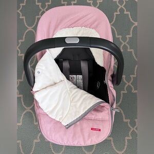 Skip Hop winter Car seat cover Pink Heather